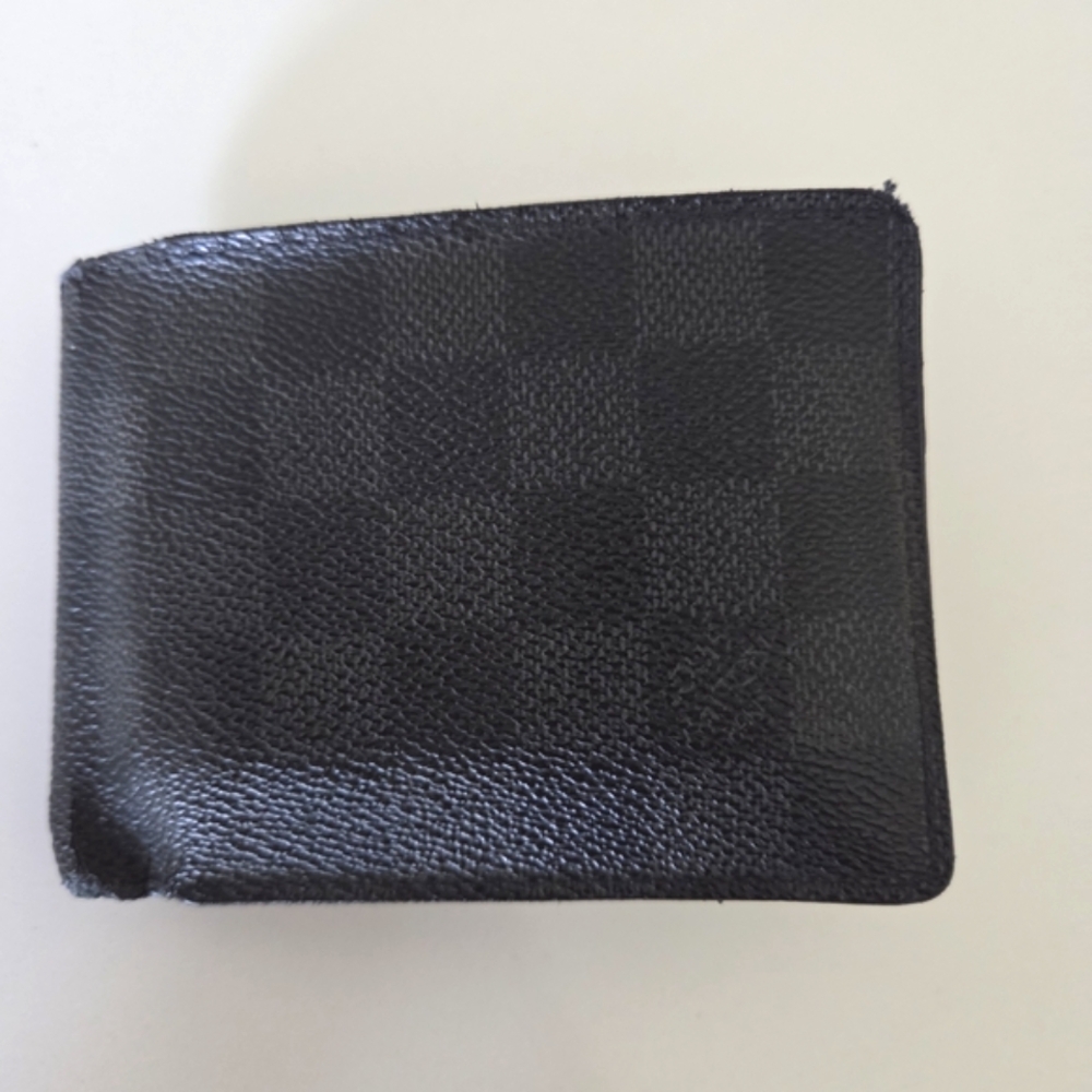 Louis Vuitton Checkered Black Wallet